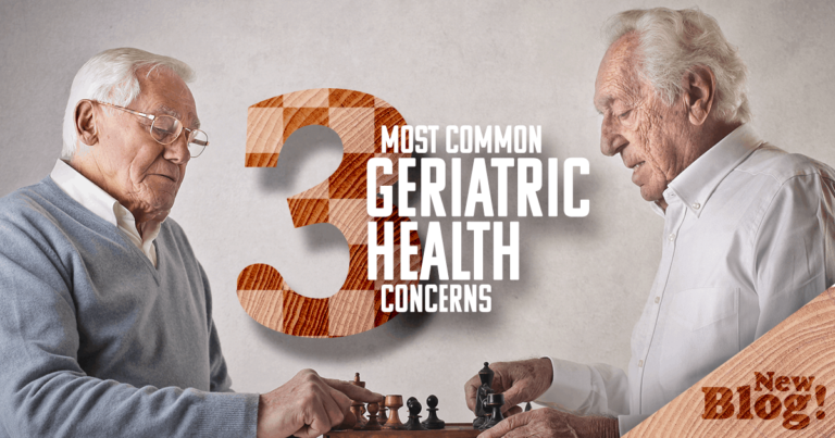 The most common geriatric health concerns